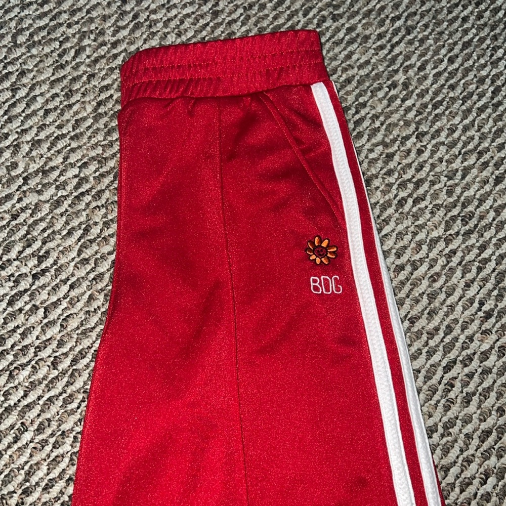 BDG red track pants